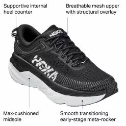 HOKA ONE ONE Bondi 7 Running Shoe Women's 57 HOKA ONE ONE Bondi 7 Running Shoe Women's -Dannerhoka one one Sales Store BLAWHI D7 1